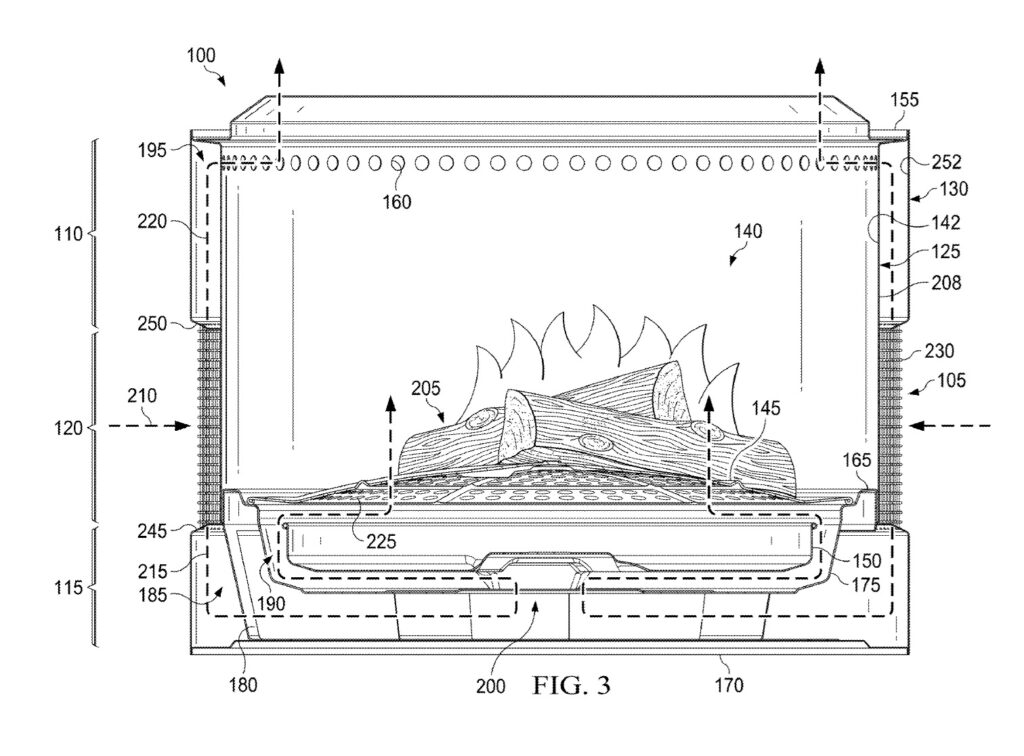 Solo Stove Fire Pit Cutaway Image from Patent