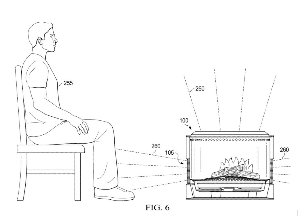 Solo Stove Fire Pit Lateral Heating Image from Patent