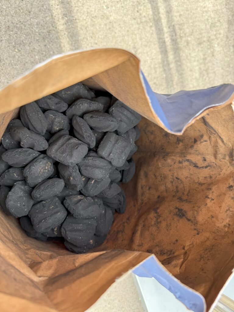 Miller Lite x Kingsford Beercoal Charcoal Inside the Bag