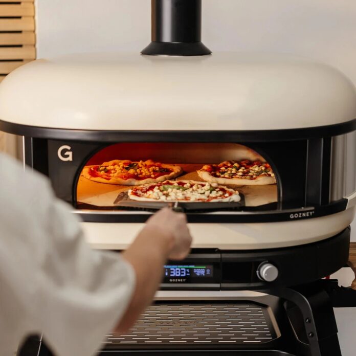 Gozney Dome XL Cooking 3 Pizzas