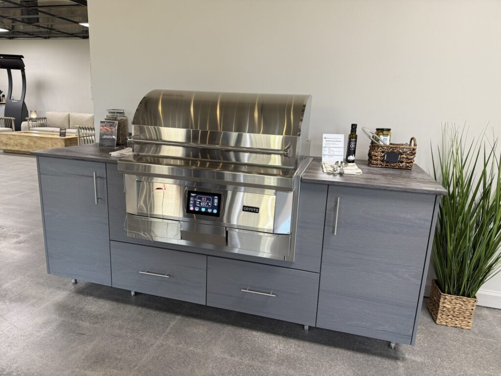 Coyote Pellet Grill in Island