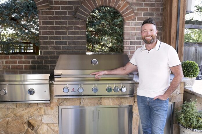 Micah Dennis with TrueFlame Grill