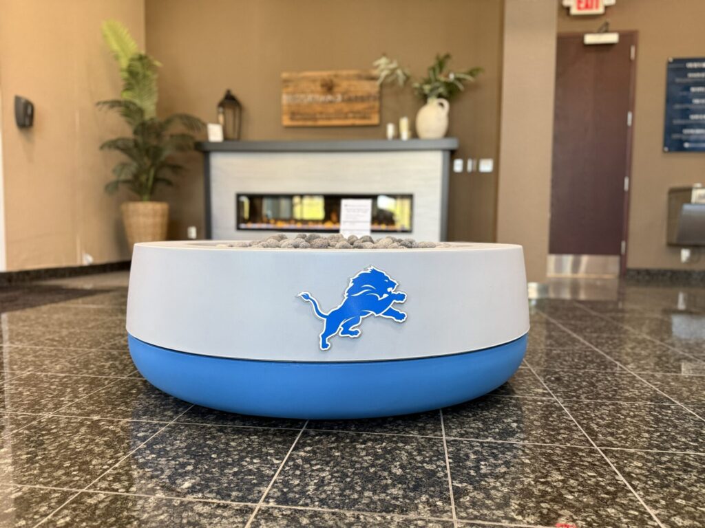 Woodland Direct Detroit Lions Fire Pit