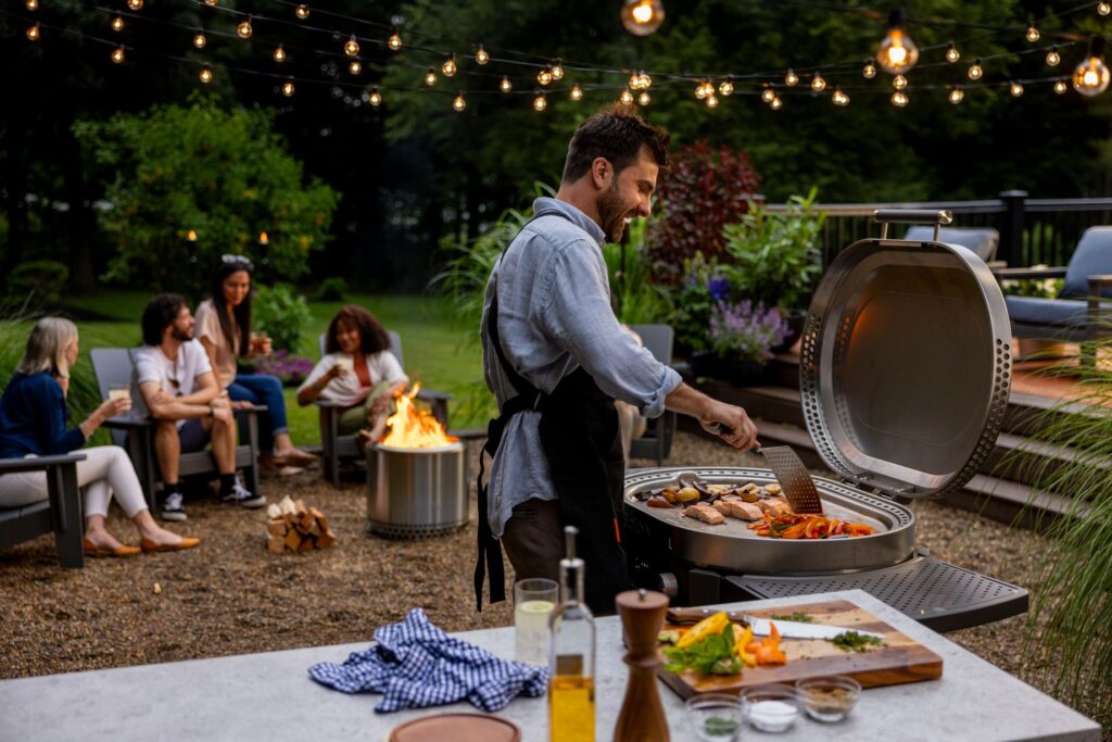 Cooking on a Solo Stove Steelfire Griddle