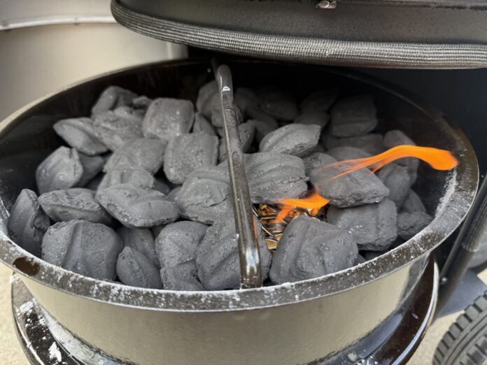 Kingsford Charcoal in a Drum Smoker