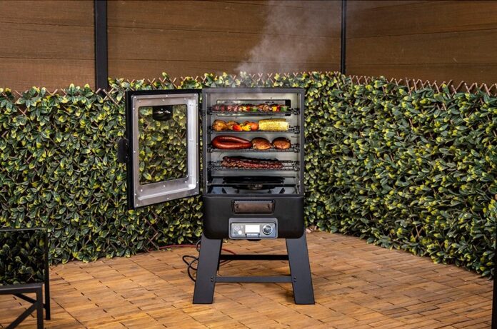 Pit Boss DX Vertical Smoker with Food