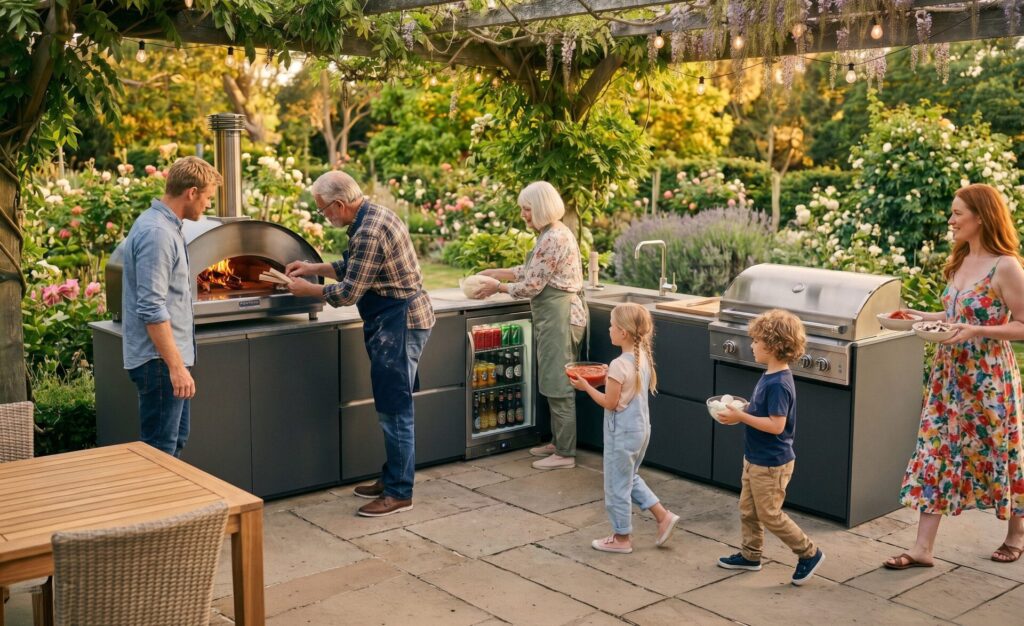Fontana Forni Ember Kitchen - Garden
