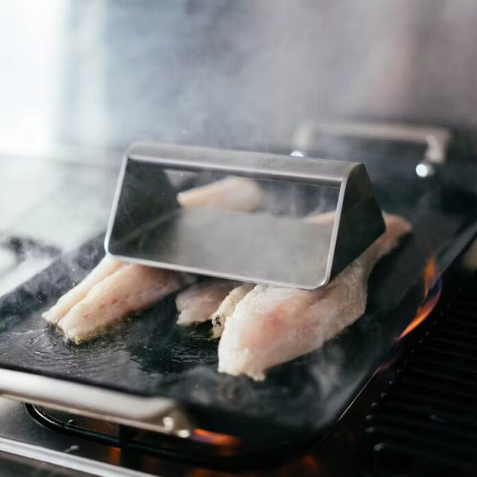 YETI Carbon Steel Griddle with Griddle Press YETI Carbon Steel Griddle with Griddle Press