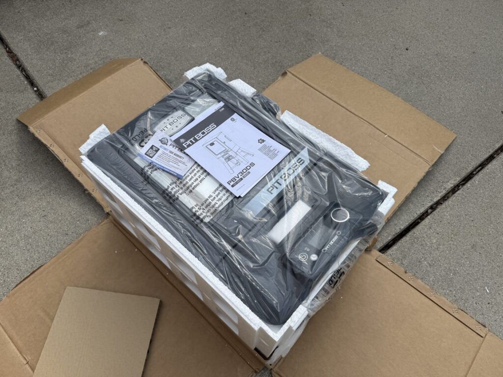 Pit Boss DX Vertical Smoker in Box