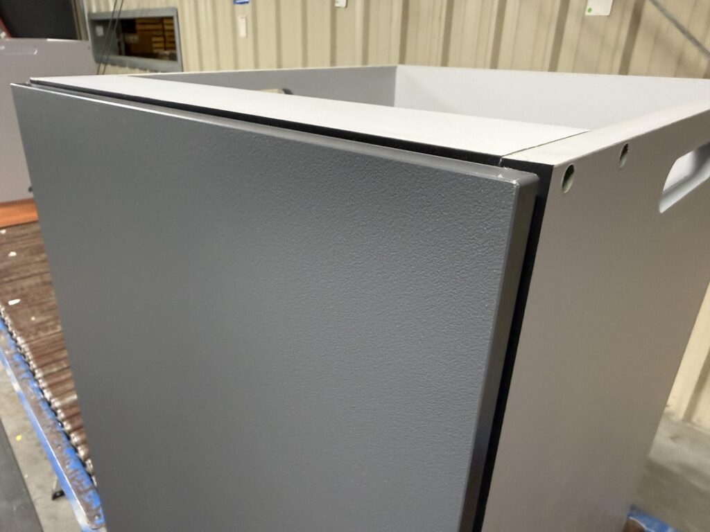 WeatherStrong Cabinet with Dark Color Box Front