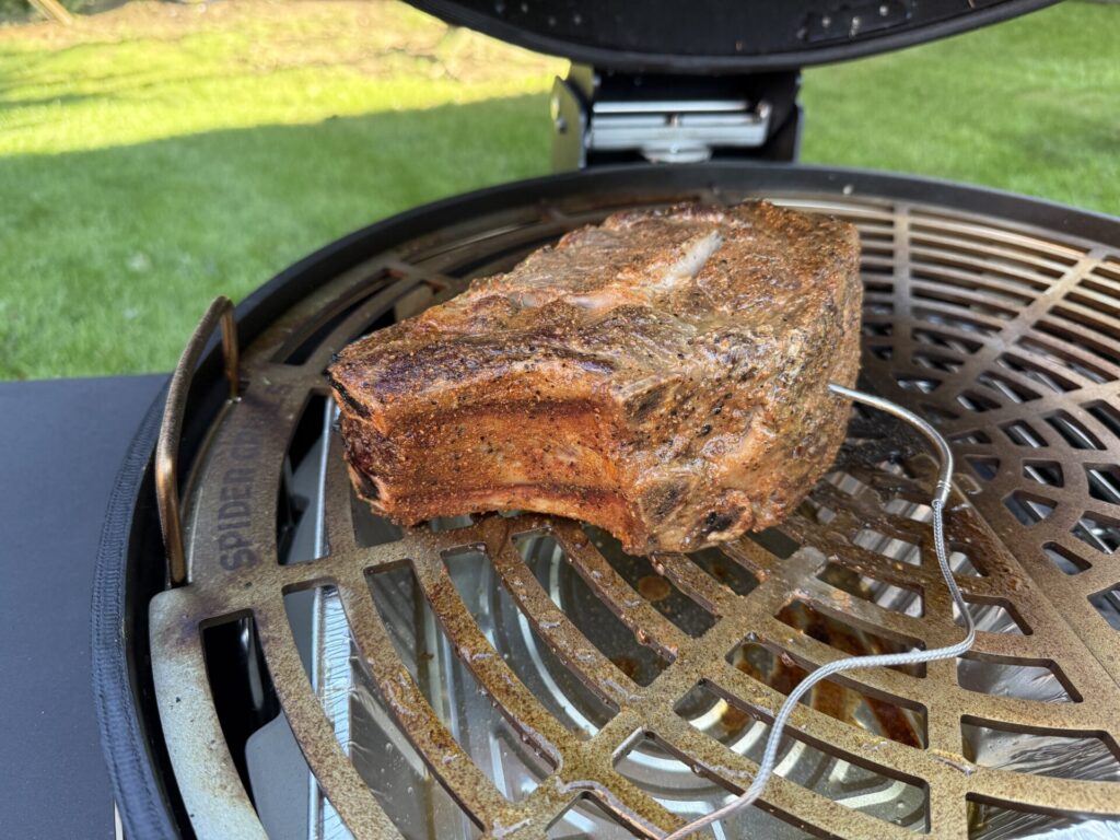Spider Grills Huntsman Cooking Ribeye Roast