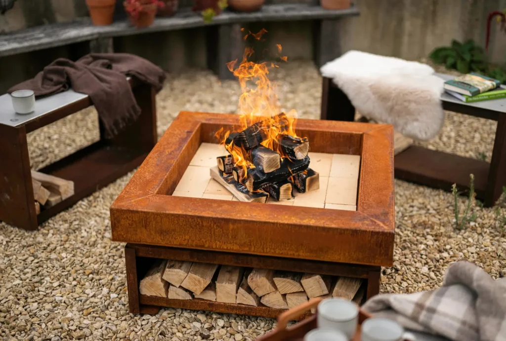 Somerset Cor-Ten Firepit