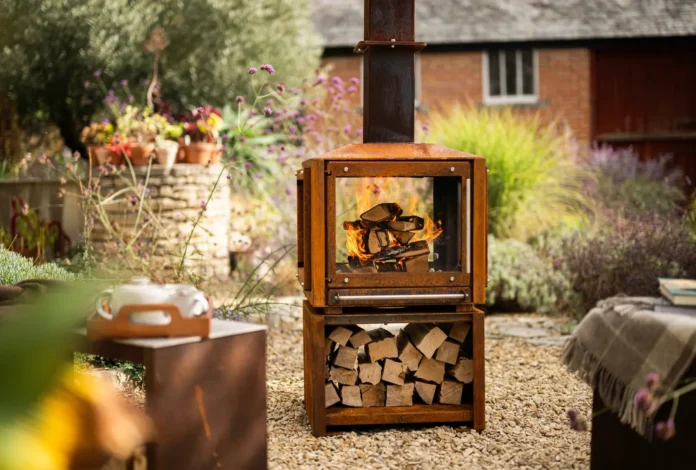 Somerset Cor-Ten Woodburner